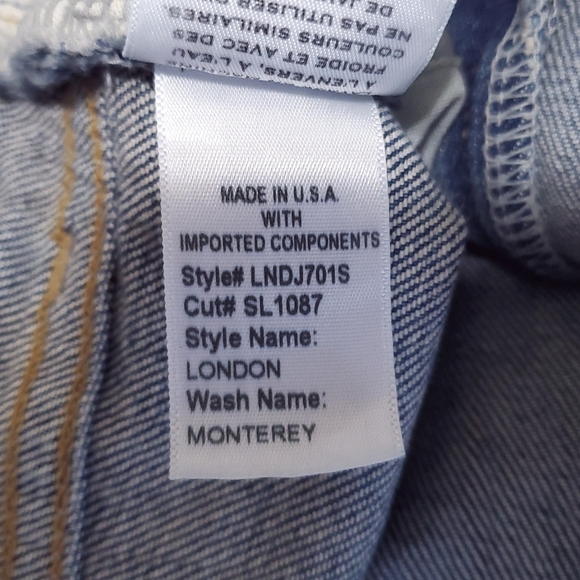 SLVRLAKE London Jeans in Monterey High rise straight leg Size 30 - Picture 16 of 16